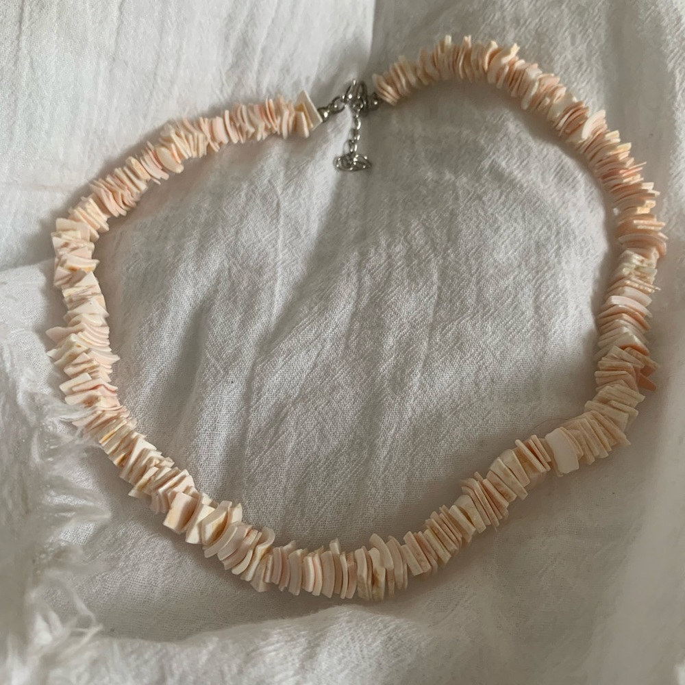 🐚🌸Y2K Pink Seashell surfer Necklace🌸🐚